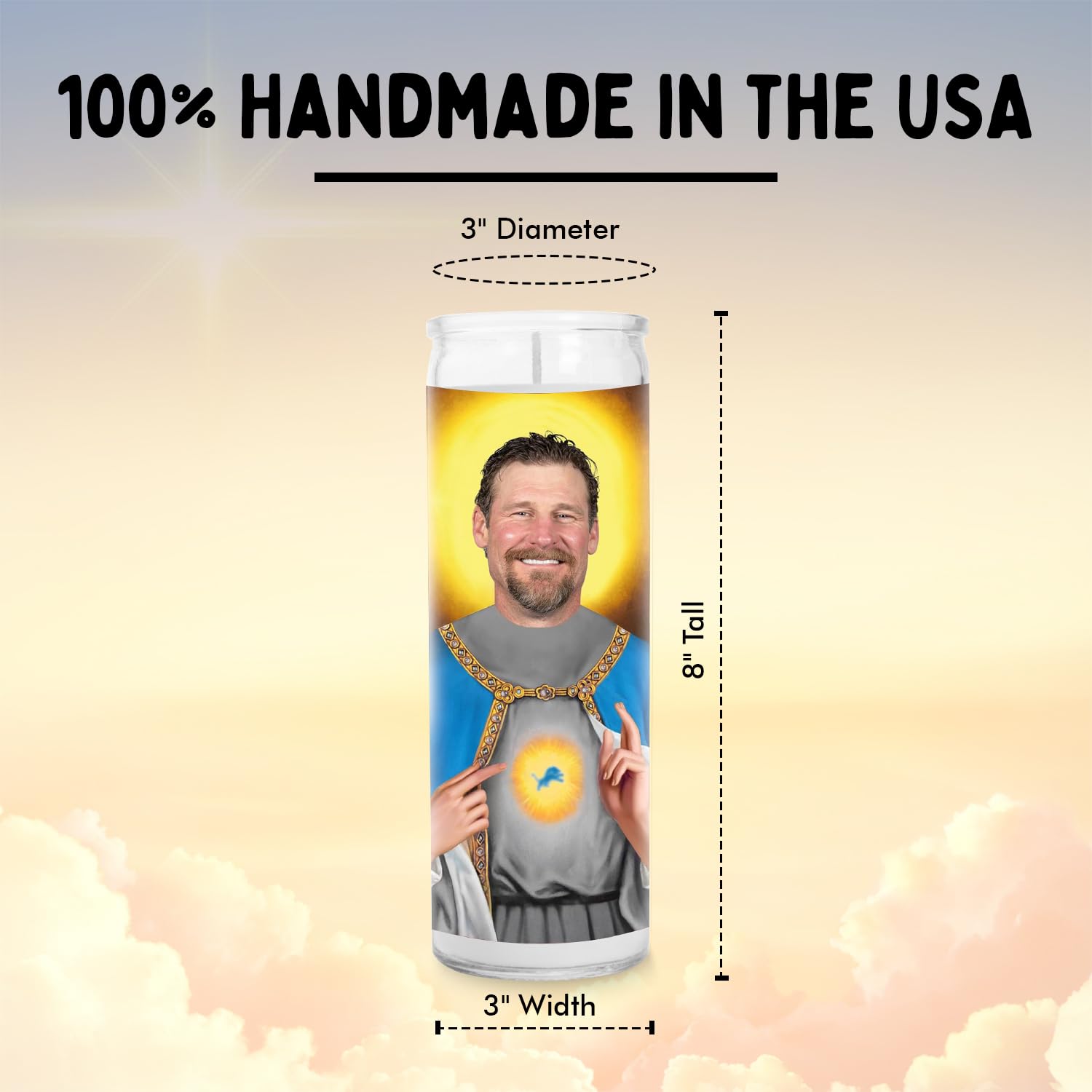 Amazon.com: Coach Dan Campbell Celebrity Glass Jar Candle